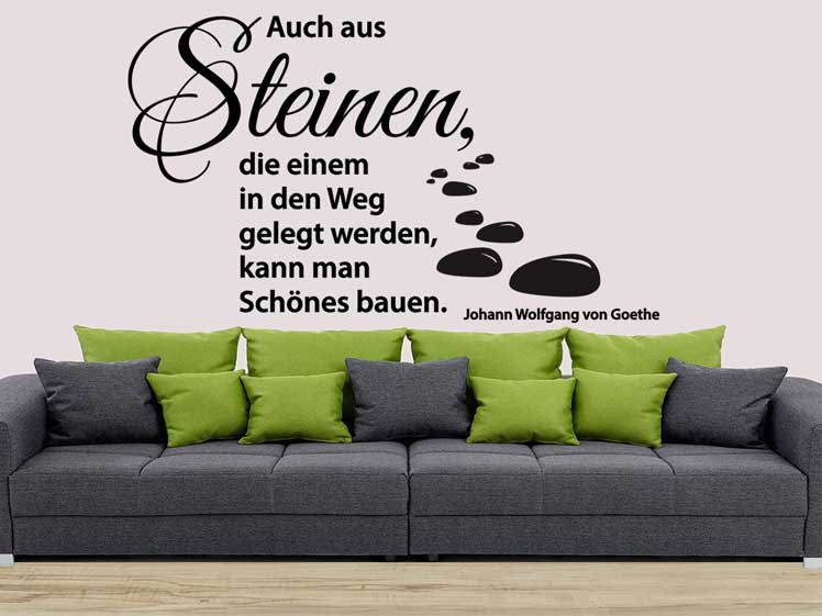 Auch aus Steinen…