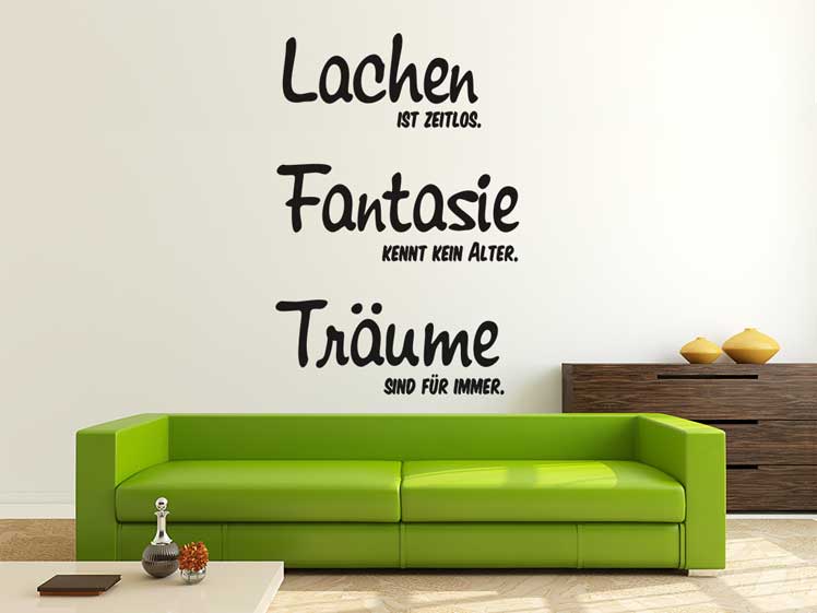 Lachen…, Fantasie…, Träume…